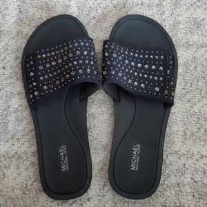 Michael Kors rinstone slides